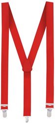 Boland Hosenträger rot - verstellbares Unisex-Kostümzubehör