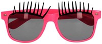 Boland Partybrille rosa Bliss - lustige Partybrille für Erwachsene