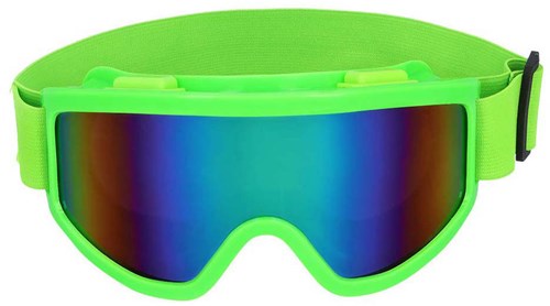 Boland Skibrille Party Neon Grün - Karneval Retro Disco Festival-2