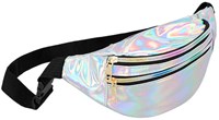 Boland Accessoire-Set Festival silber holografisch Party Outfit-3