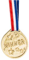 6 medailles winner rd/wt/bl lint 42055-2
