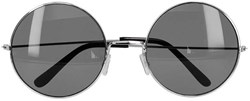 Boland Partybrille Hippie XL grau - Festival Accessoire Karneval