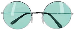 Boland Partybrille Hippie XL grün - Festival Accessoire Flower Power