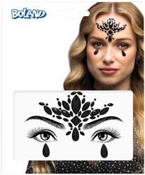 Boland Gesichtsschmuck Schminkset Festival Make-up Glitzer