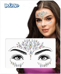 Boland bijoux de visage set maquillage Olivia festival paillettes