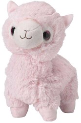 Warmies alpaga peluche chauffante parfum lavande micro-ondes rose peluche