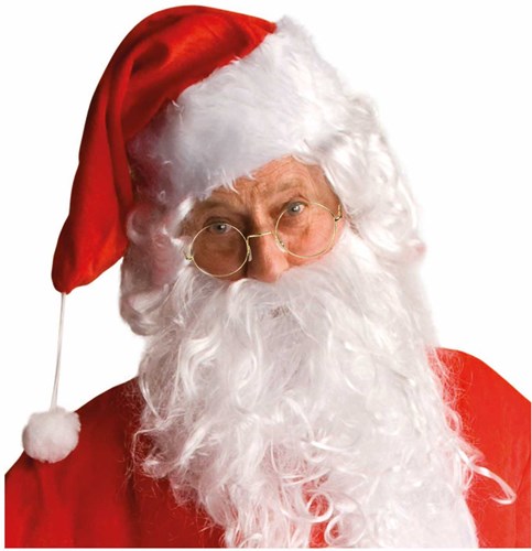 Boland Partybrille gold Sankt Nikolaus Weihnachtsmann Accessoire Erwachsene