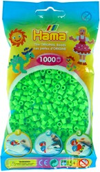 Hama perles à repasser - vert pastel - 1000 pièces jouet créatif
