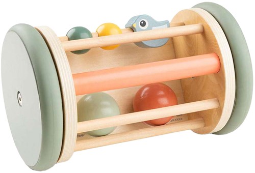 Done by Deer Holzspielzeug rollender Spiegel für Babys und Kleinkinder