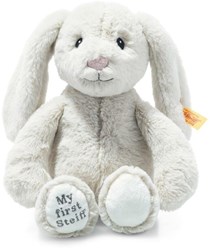 Steiff My first Steiff Hoppie rabbit, 26 cm, light grey