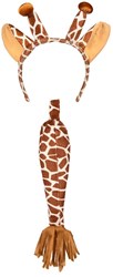 Boland - Giraffe Kostümset - Tier Accessoire - Karneval Themenparty