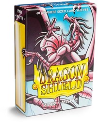 Dragon Shield Kartenhüllen matte rosa japanische Größe 60 Stück Karten