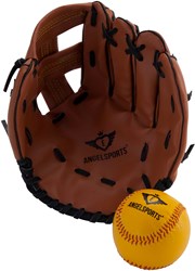 Angel Sports Baseball-Set - Baseballhandschuh mit Ball für Kinder