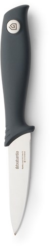 Brabantia Schälmesser Küchenmesser Tasty+ dunkelgrau ergonomisch Stahl-2