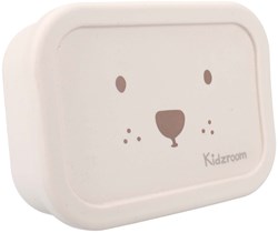 Boîte à lunch silicone ours beige pour enfants - Kidzroom Lovely Lunch