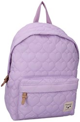 Kidzroom Rucksack Wonderful Worlds lila - Kinderrucksack mit Herzchenmuster