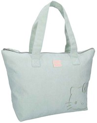 Vadobag Hello Kitty Shopper Tasche grün Cord - stilvoll und praktisch