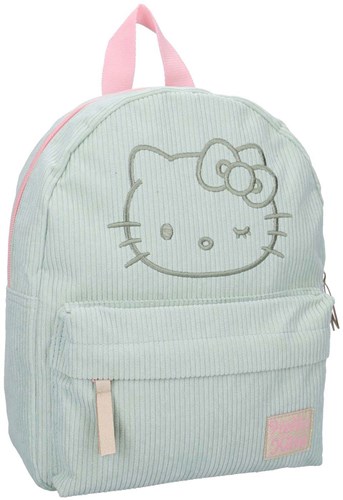 Vadobag Rucksack Hello Kitty grün Cord - Kindertasche Schultasche
