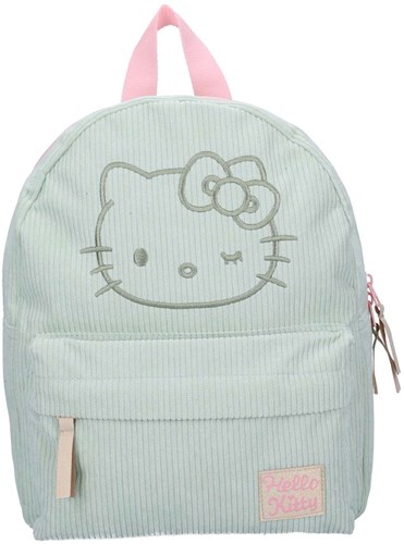 Vadobag Rucksack Hello Kitty grün Cord - Kindertasche Schultasche-2