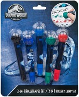 Undercover Jurassic World feutres tampons - 5 couleurs - loisirs créatifs