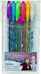 Undercover Frozen stylos gel à paillettes set 6 pièces - multicolore - Disney