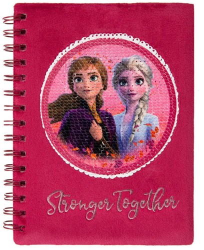 Notitieboek A5 Disney Frozen met Pailletten