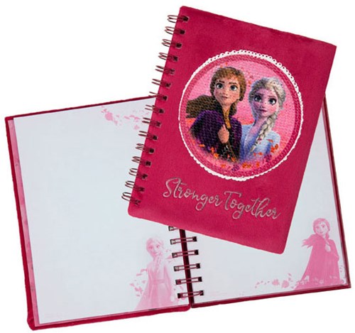 Notitieboek A5 Disney Frozen met Pailletten-3