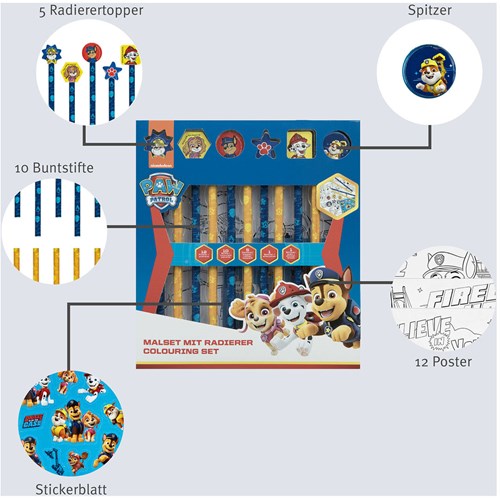Kleurset met Gummen PAW Patrol, 29dlg.-3