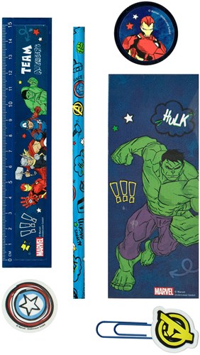 Undercover Avengers set de bureau - 6 pièces - papeterie pour enfants-2