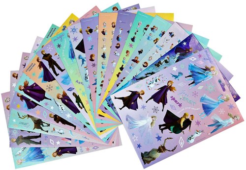 Undercover feuilles d'autocollants Frozen - 1000 autocollants pour enfants-2