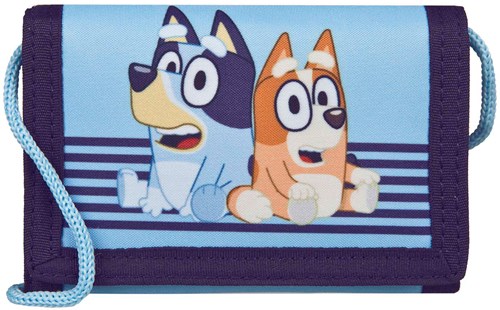 Undercover Geldbörse Bluey für Kinder mit Kordel und Fächern