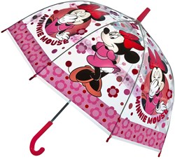Undercover parapluie Minnie Mouse transparent rose pour enfants