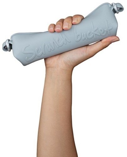SCRUNCH Eimer Grau Blau-2