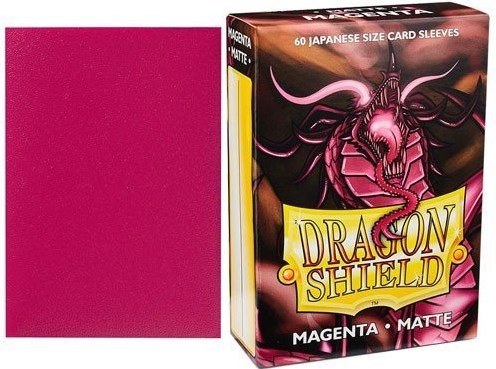 Dragon Shield Kartenhüllen - Japanisch matt magenta 60 Stück Kartenschutz-3