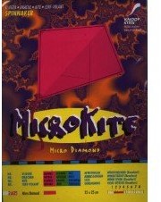 Knoop Kites Vlieger MICROKITE Diamant nylon.25x25 cm