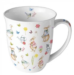 Ambiente Porzellantasse Easter Garden 400ml fröhliches Osterdesign
