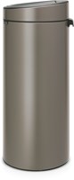 Brabantia poubelle 30L Touch Bin platinum corbeille à déchets-3