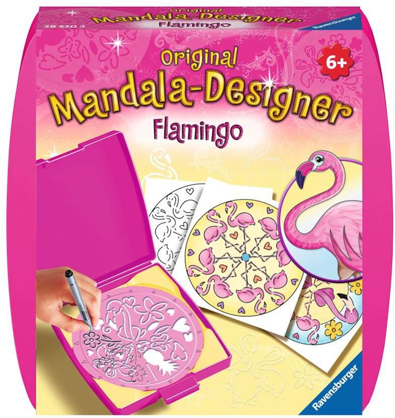Ravensbuger Mandala Designer Mini Flamingo S Planet Happy Ch