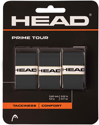Head surgrip tennis Prime Tour noir lot de 3 - grip confort