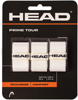 Head surgrip tennis Prime Tour blanc - lot de 3 pour une prise optimale