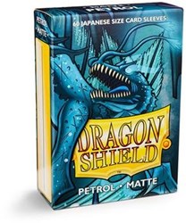 Dragon Shield Kartenhüllen Japanese Matte Petrol 60 Stück - Trading Cards