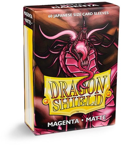 Dragon Shield Kartenhüllen - Japanisch matt magenta 60 Stück Kartenschutz-2