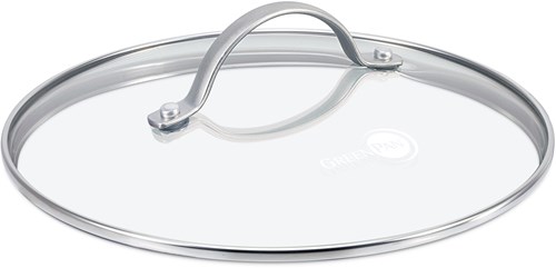 GreenPan Glasdeckel 28cm - universell - transparent - Edelstahlgriff