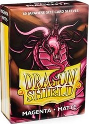 Dragon Shield Kartenhüllen - Japanisch matt magenta 60 Stück Kartenschutz