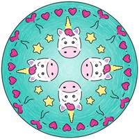 Ravensburger Mandala Designer Mini Unicorn - Kit de dessin pour enfants-2