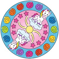 Ravensburger Mandala Designer Mini Unicorn - Kit de dessin pour enfants-3