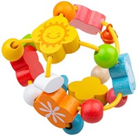 BigJigs Aktivitätsball Baby - sensorisches Holzspielzeug