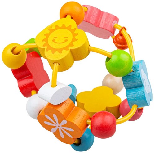 BigJigs Aktivitätsball Baby - sensorisches Holzspielzeug