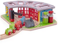 BigJigs DUE JUL 5 Way Engine Shed-2