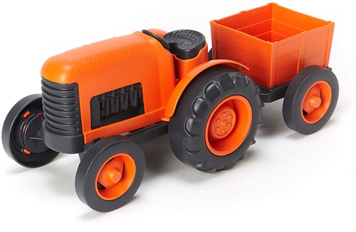 Green Toys Tractor - Orange-2